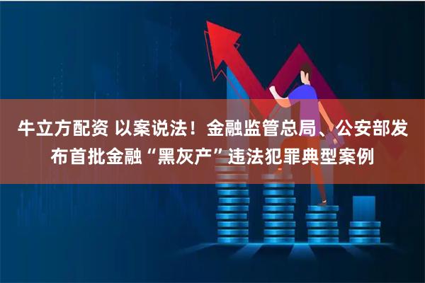 牛立方配资 以案说法！金融监管总局、公安部发布首批金融“黑灰产”违法犯罪典型案例