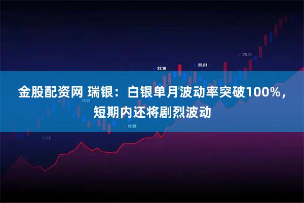 金股配资网 瑞银：白银单月波动率突破100%，短期内还将剧烈波动